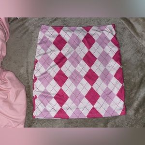 Argyle mini skirt princess Polly